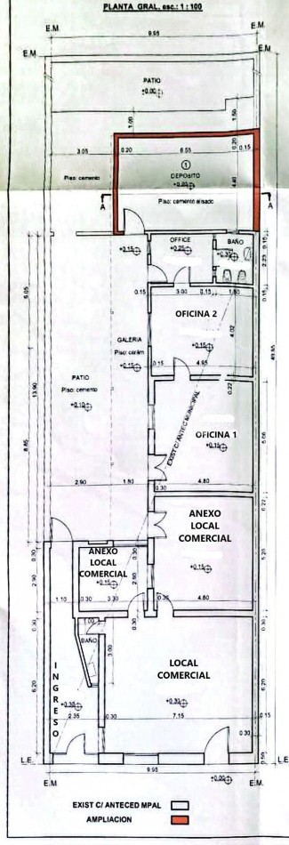 LOCAL + OFICINAS + LOTE 10X50 / MICROCENTRO!