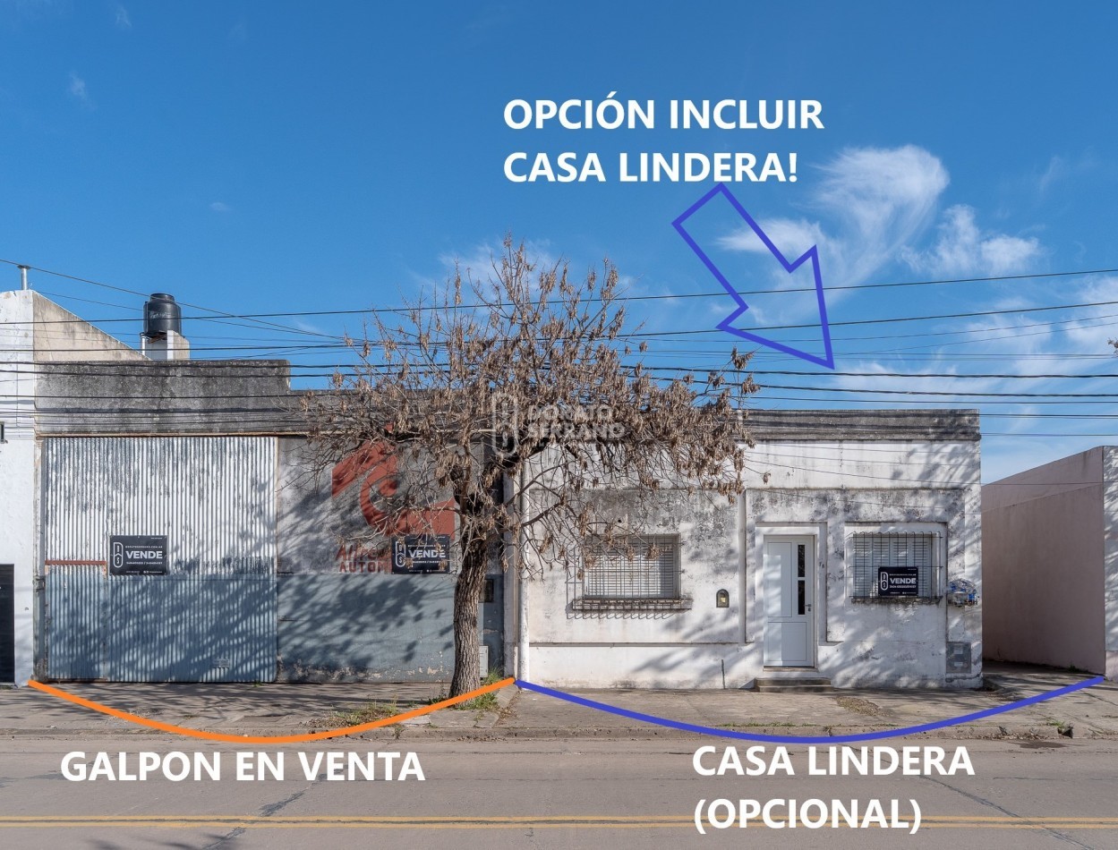 GALPON EN VENTA! OPCION DE INCLUIR CASA LINDERA!