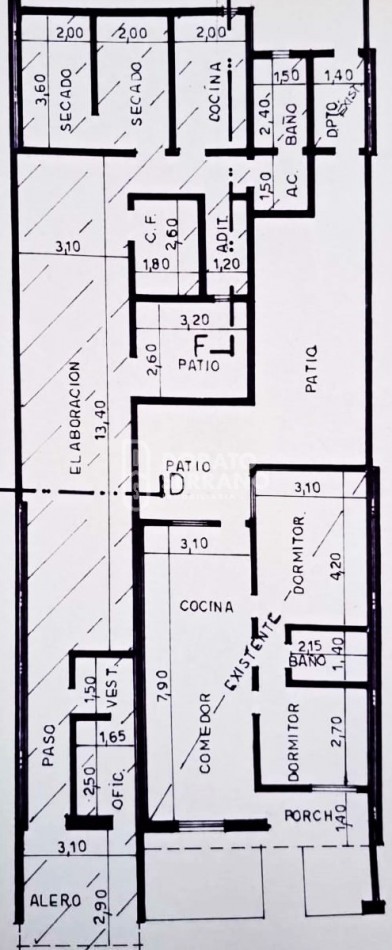 LOTE 10X45 +TODOS LOS SERVICIOS + PLUS CONSTRUCCION A RECICLAR.