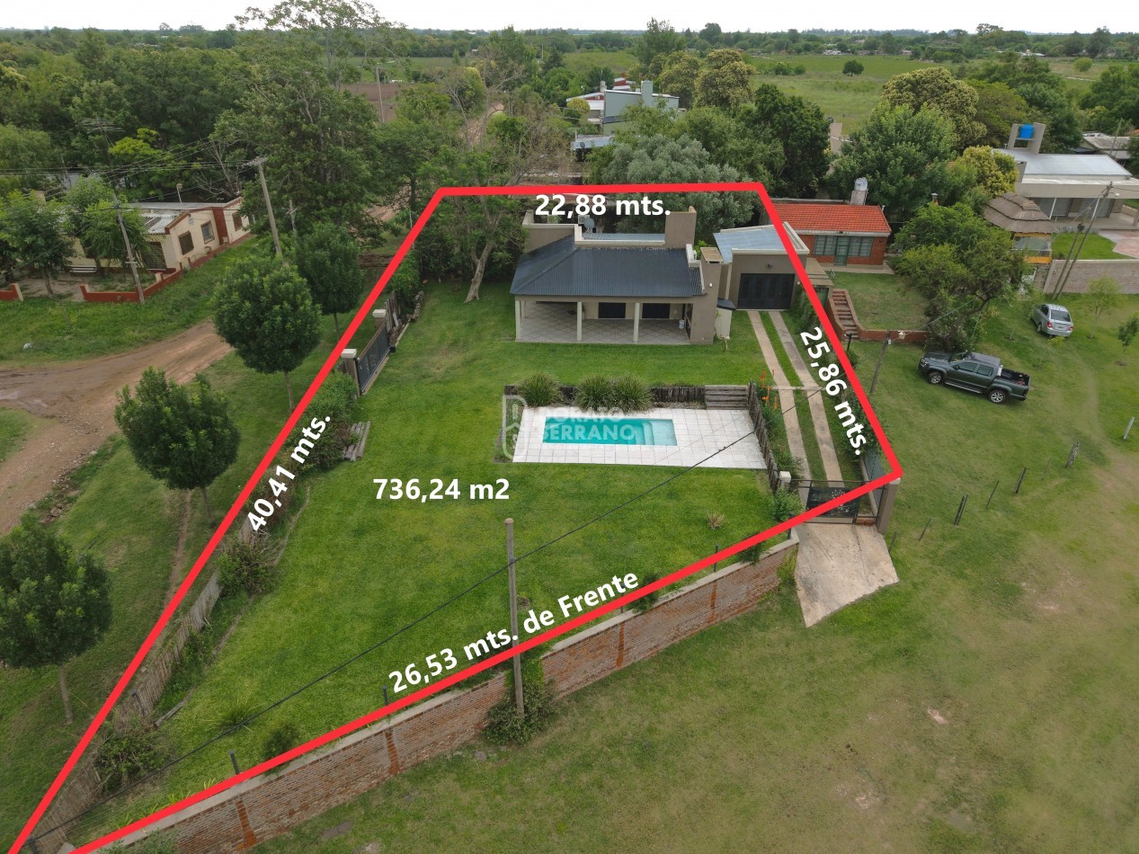 EXTRAORDINARIA! BARRIO GALVEZ - LAGUNA DE LOTTO.