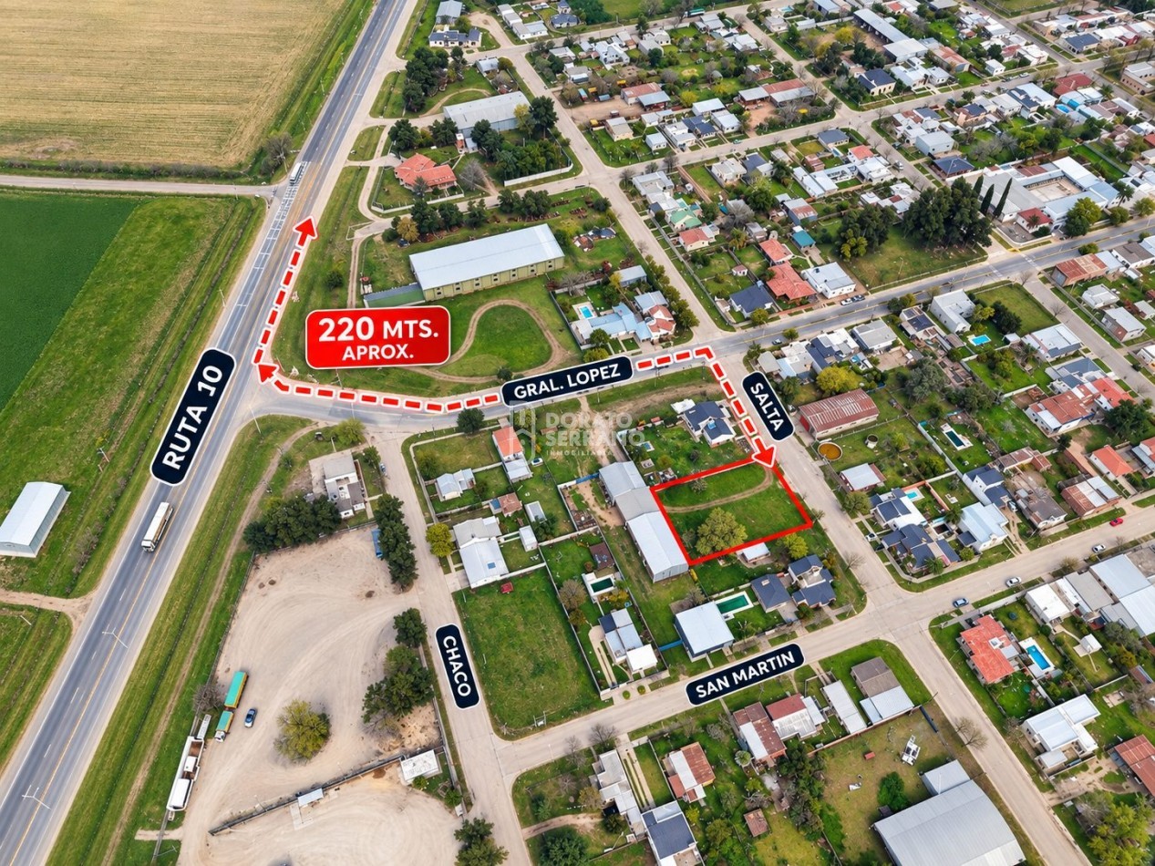 1.158 M2! LOPEZ - STA. FE! - 2 LOTES / 