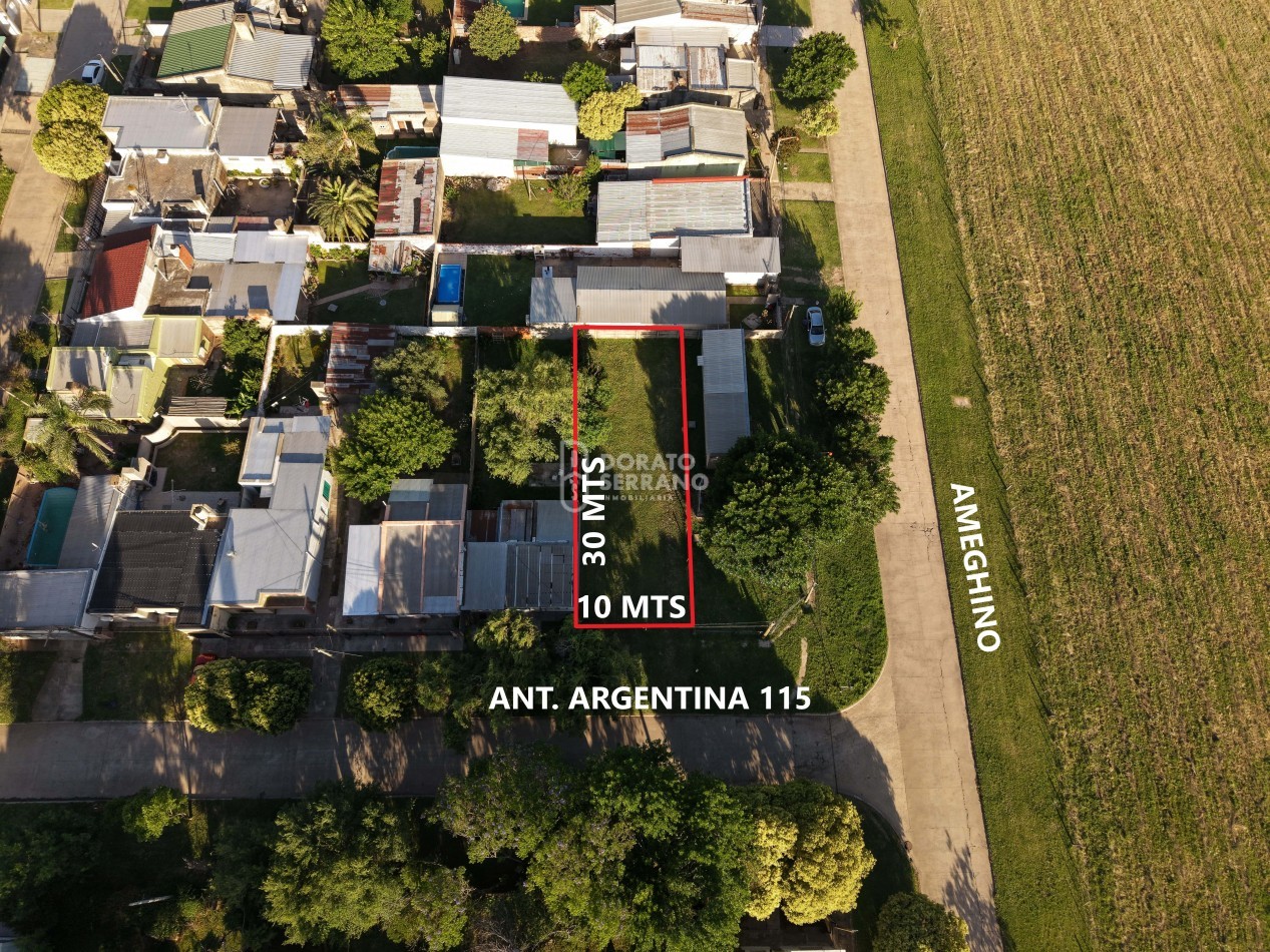 LOTE 10 X 30 - ZONA RESIDENCIAL