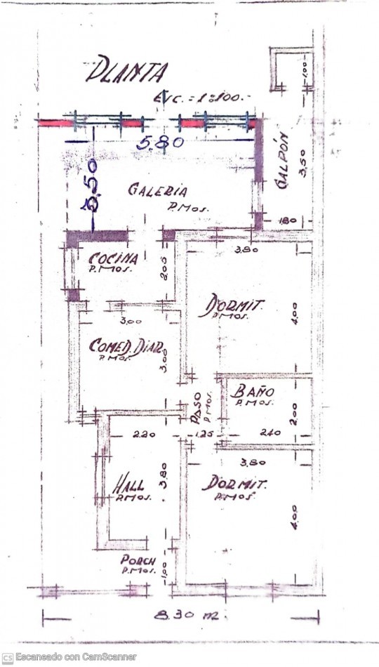 LOTE + CASA A RECICLAR -