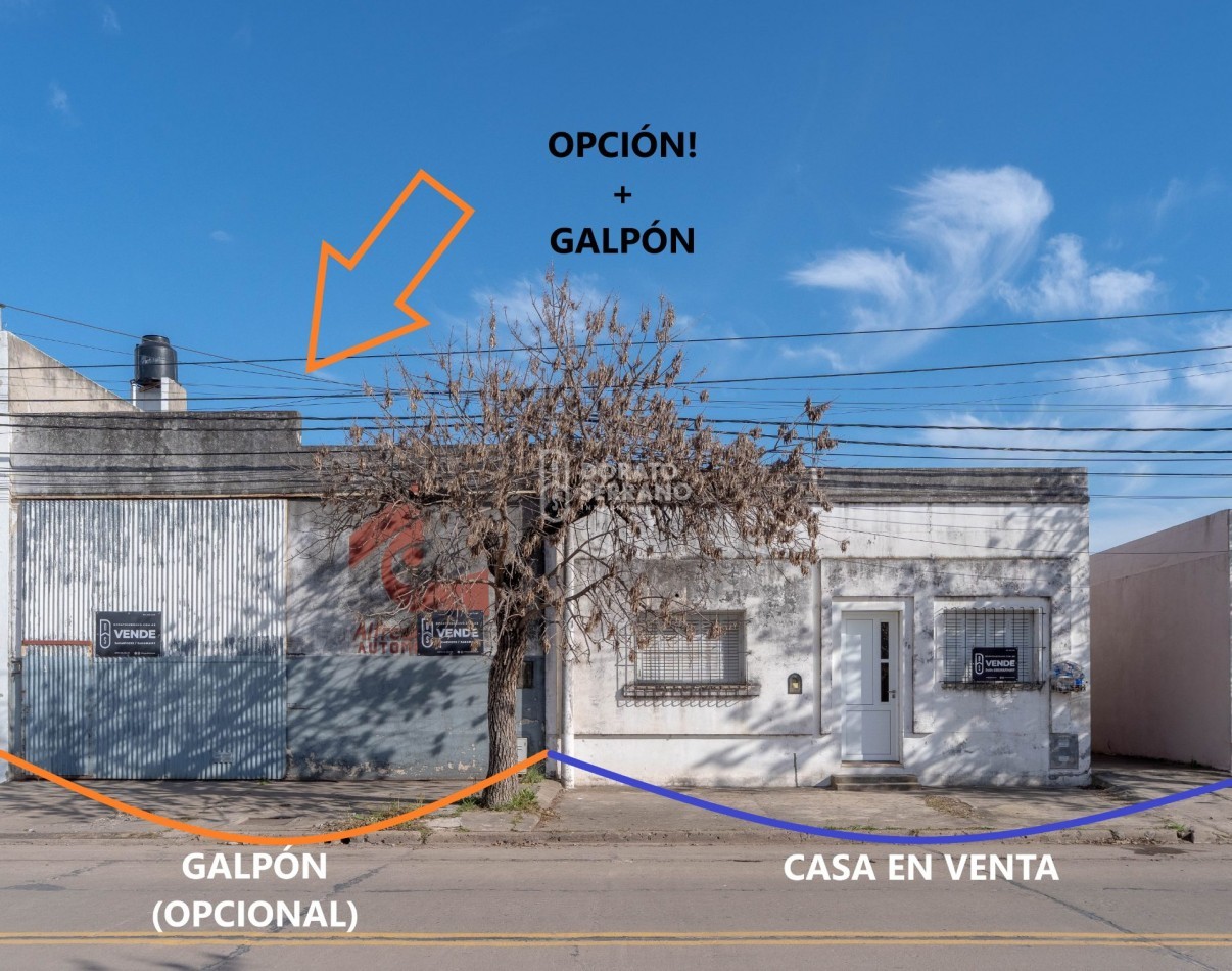 CASA SOBRE S. ARCAS / OPCION CASA + GALPON LINDERO (Tenemos exclusividad!)