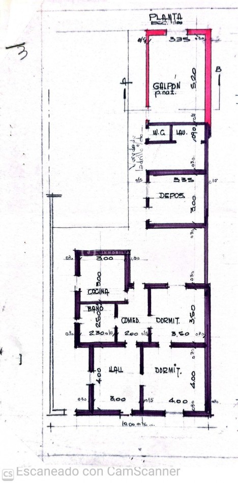 CASA A RECICLAR + LOTE PASANTE! 2 FRENTES!