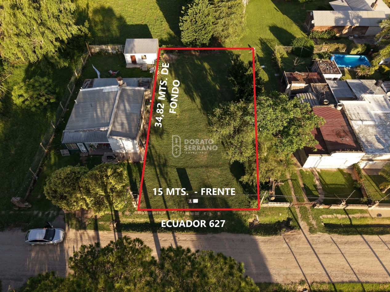 LOTE - VECINAL URQUIZA! 15X35!