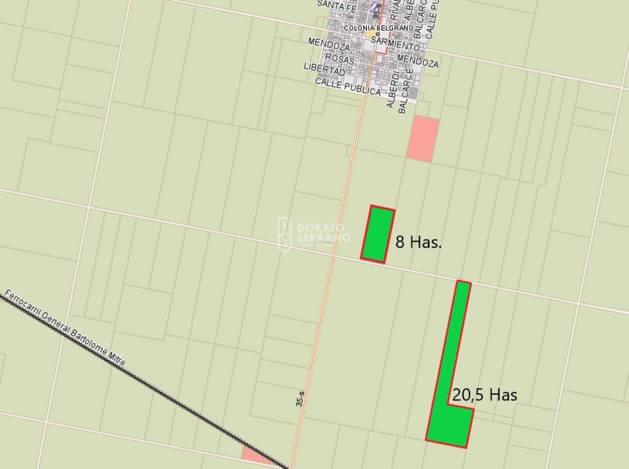CAMPO AGRICOLA - COLONIA BELGRANO - 28,5 Has.