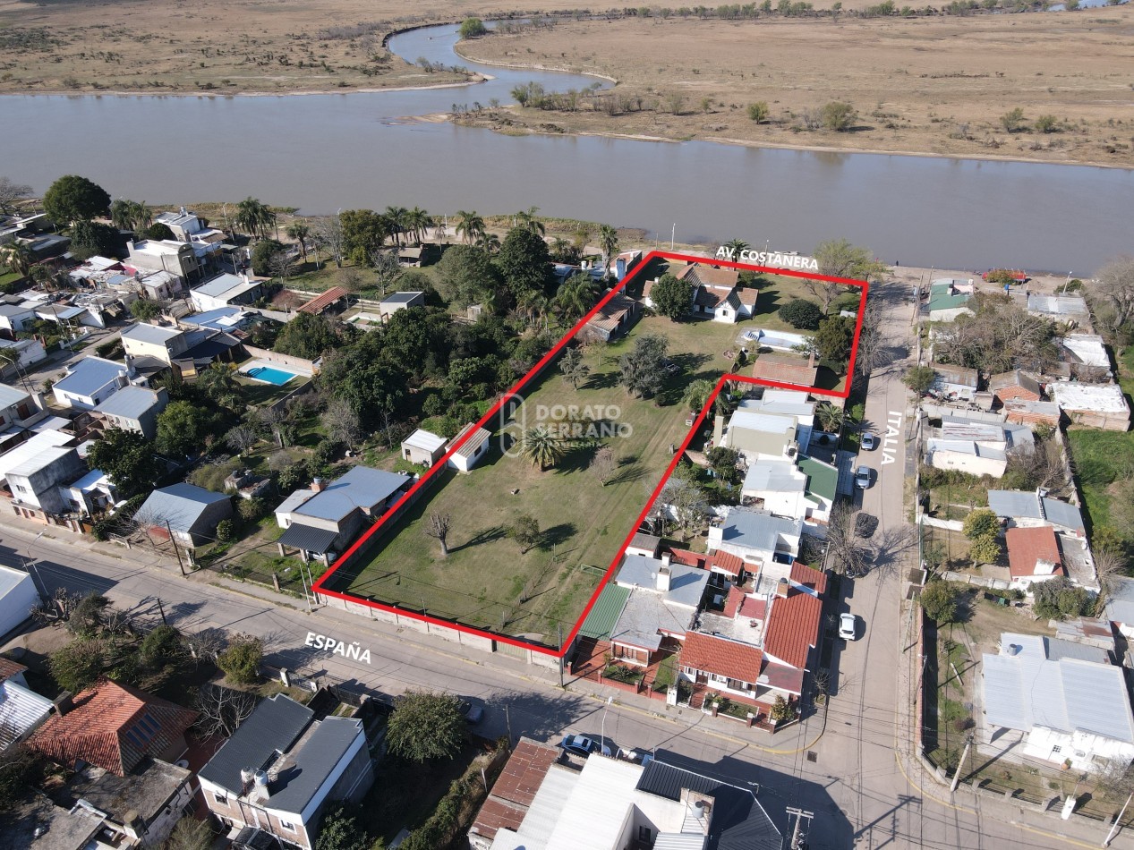 MANSION COLONIAL FRENTE A RIO CORONDA.