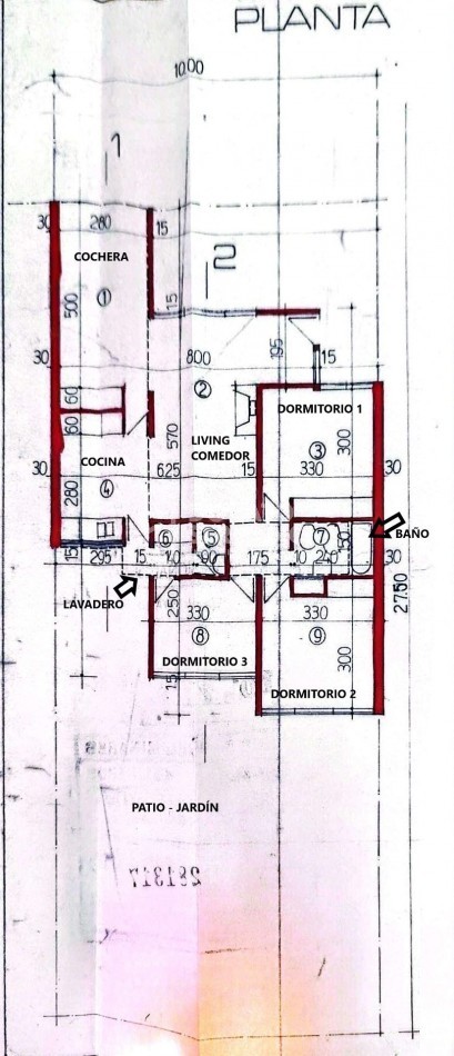 LA CASA TIPO! 3 DORMITORIOS + PATIO Y COCHERA! COMBO IDEAL!